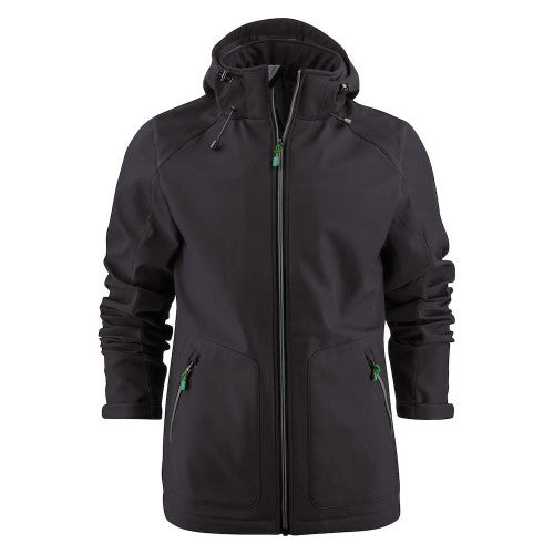 Front - Printer Mens Karting Soft Shell Jacket