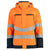 Front - Projob Mens Functional Reflective Tape Padded Jacket