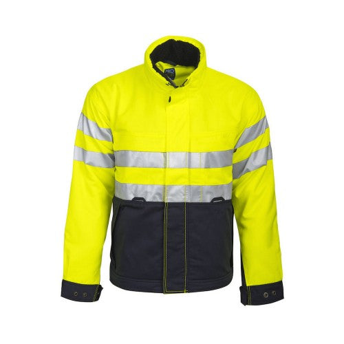 Front - Projob Mens Reflective Jacket