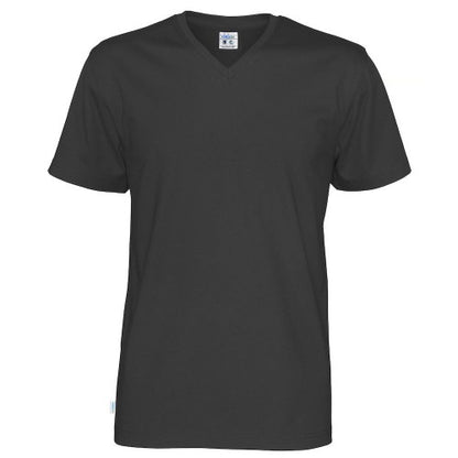 Front - Cottover Mens Plain V Neck T-Shirt