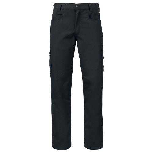 Front - Projob Mens Plain Cargo Trousers