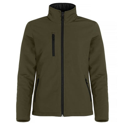 Front - Clique Womens/Ladies Padded Soft Shell Jacket