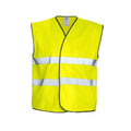 Front - Projob Mens Hi-Vis Vest