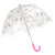 Front - X-Brella Childrens/Kids Transparent Unicorn Themed Stick Umbrella