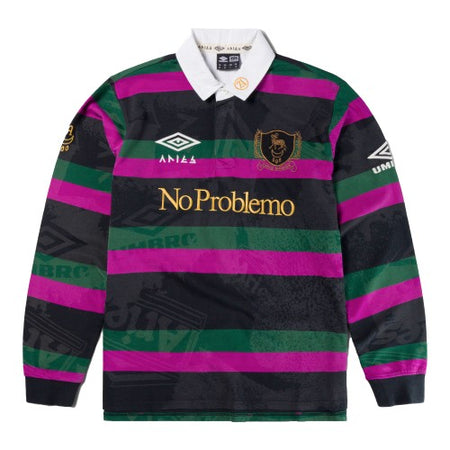 ARIES × UMBRO RUGBY SHIRT Aries - Aries X Umbro Lasered Rugby Shirt | HBX - Globally