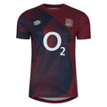 Front - Umbro Childrens/Kids 23/24 England Rugby Warm Up Jersey
