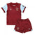 Front - Umbro Childrens/Kids 23/24 West Ham United FC Home Kit Set