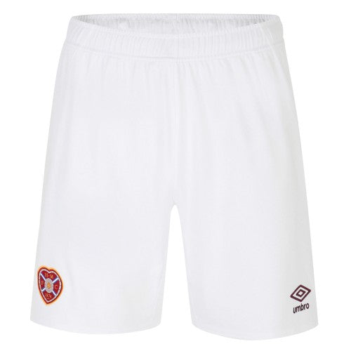 Front - Umbro Mens 23/24 Heart Of Midlothian FC Home Shorts