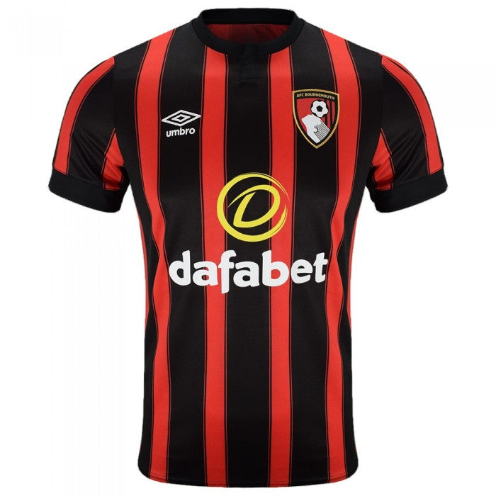 Front - Umbro Mens 23/25 AFC Bournemouth Home Jersey