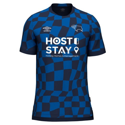 Front - Umbro Childrens/Kids 23/24 Derby County FC Away Jersey