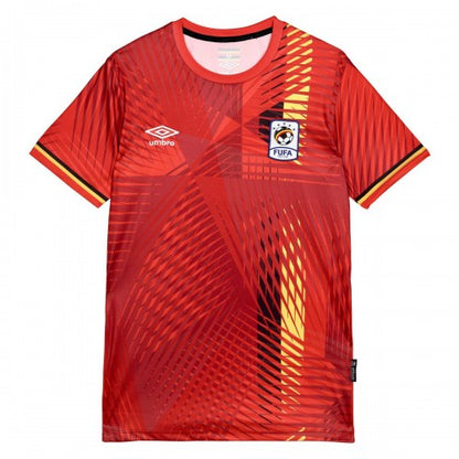Front - Umbro Mens 21/22 Uganda National Football Team Home Jersey