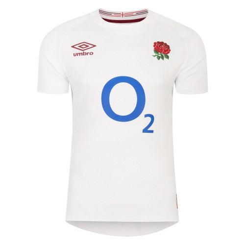 Front - Umbro Mens 23/24 Pro England Rugby Home Jersey