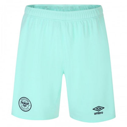Front - Umbro Unisex Adult 23/24 Brentford FC Third Shorts