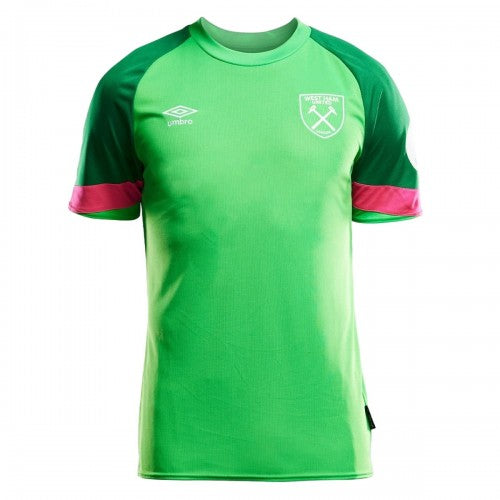 Front - Umbro Childrens/Kids 23/24 West Ham United FC Goalkeeper Jersey
