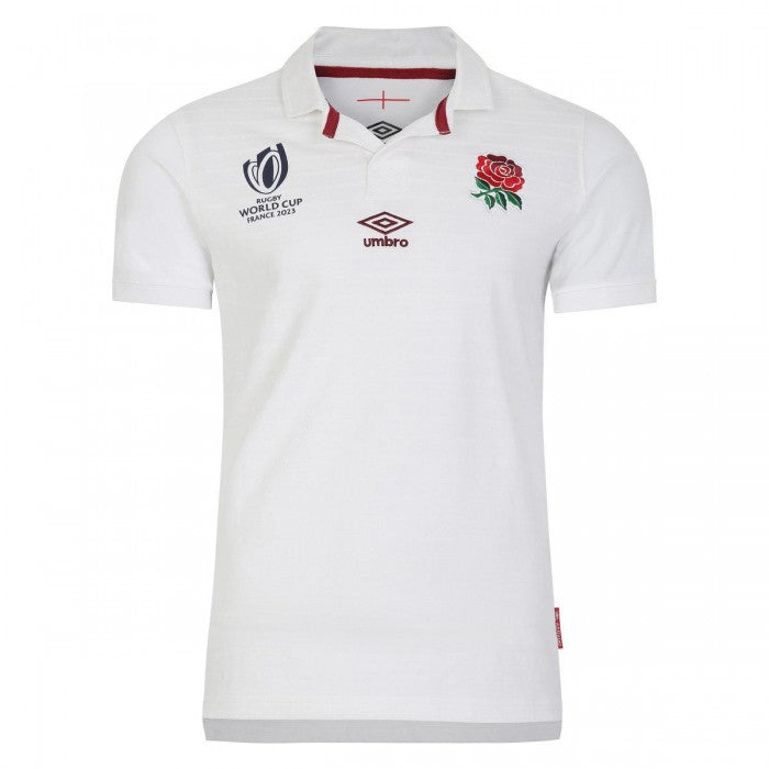 Front - Umbro Childrens/Kids 23/24 Classic England Rugby Home Jersey
