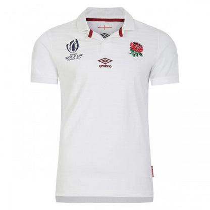 Front - Umbro Childrens/Kids 23/24 Classic England Rugby Home Jersey