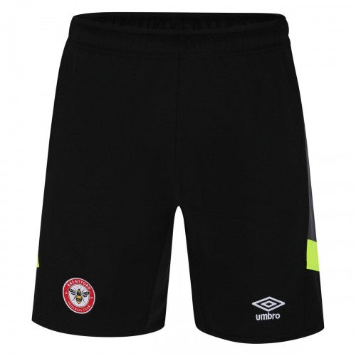 Front - Umbro Mens 23/24 Brentford FC Goalkeeper Shorts