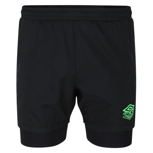 Front - Umbro Mens Pro Elite Training Hybrid Short