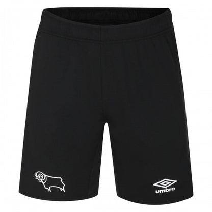 Front - Umbro Mens 23/24 Derby County FC Home Shorts