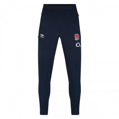 Front - Umbro Childrens/Kids 23/24 Presentation England Rugby Jogging Bottoms