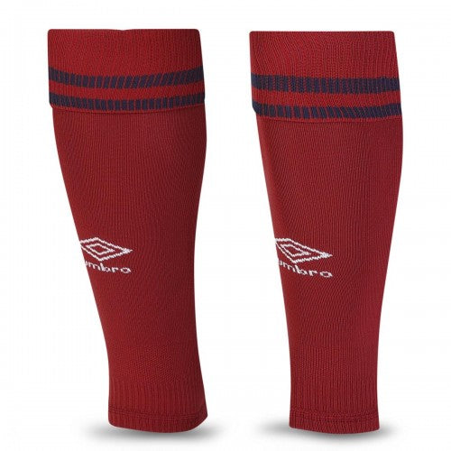 Front - Umbro Mens 23/24 England Rugby Footless Alternate Socks