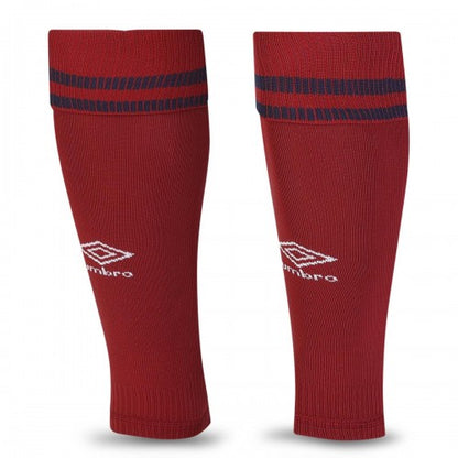 Front - Umbro Mens 23/24 England Rugby Footless Alternate Socks