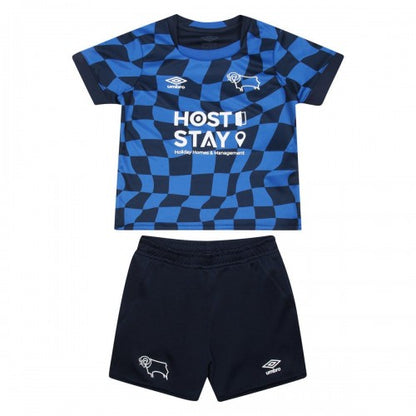 Front - Umbro Childrens/Kids 23/24 Derby County FC Away Kit
