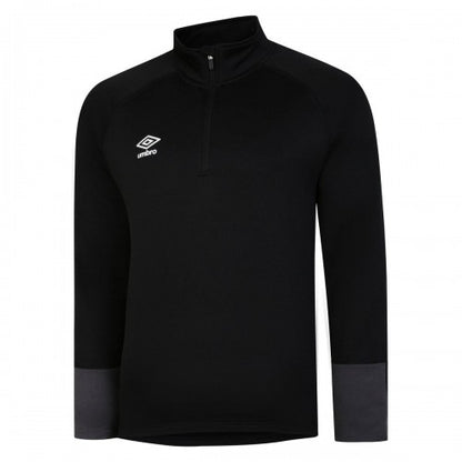 Front - Umbro Childrens/Kids Total Training Quarter Zip Track Top