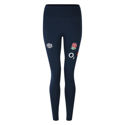 Front - Umbro Womens/Ladies 23/24 England Rugby Gym Leggings