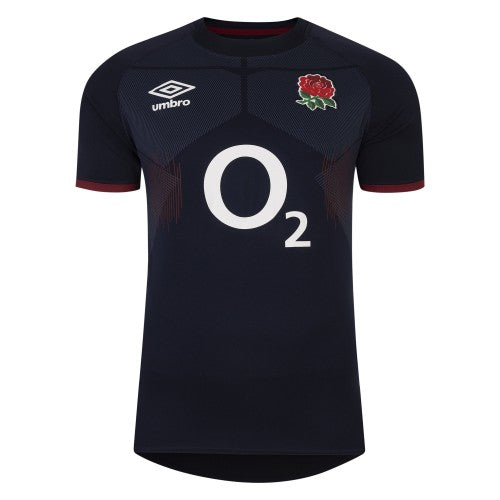 Front - Umbro Mens 23/24 England Rugby Replica Alternative Jersey