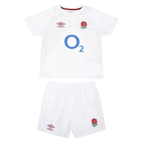 Front - Umbro Childrens/Kids 23/24 England Rugby Replica Home Kit