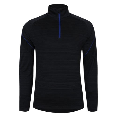 Front - Umbro Mens Pro Training Marl Half Zip Top