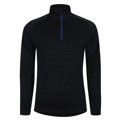 Front - Umbro Mens Pro Training Marl Half Zip Top