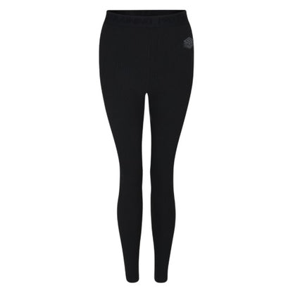 Front - Umbro Womens/Ladies Pro Training Ribbed Leggings