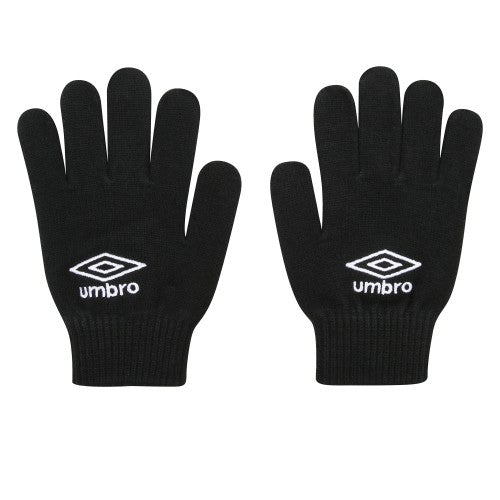 Front - Umbro Childrens/Kids Knitted Winter Gloves