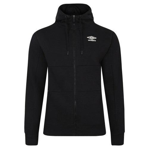 Front - Umbro Mens Pro Fleece Full Zip Hoodie