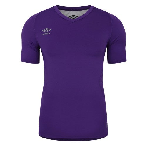 Front - Umbro Unisex Adult Elite V Neck Base Layer Top