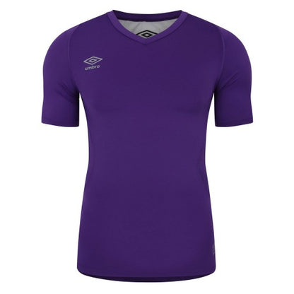 Front - Umbro Unisex Adult Elite V Neck Base Layer Top