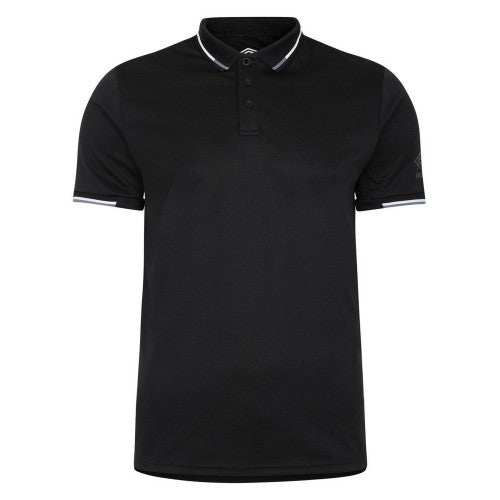 Front - Umbro Mens Tipped Golf Polo Shirt