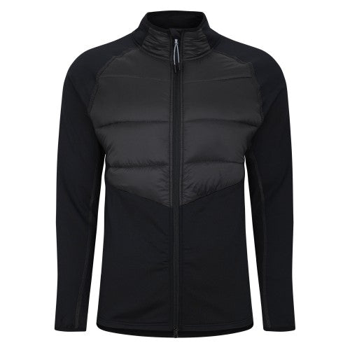 Front - Umbro Mens Elite Hybrid Golf Midlayer