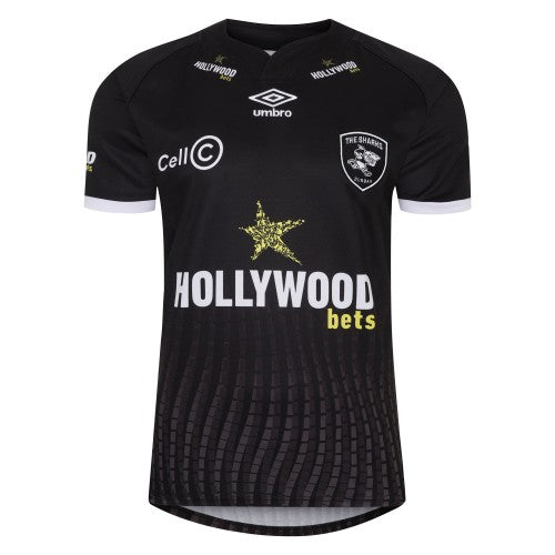 Front - Umbro Mens 23/24 Sharks Replica Home Jersey
