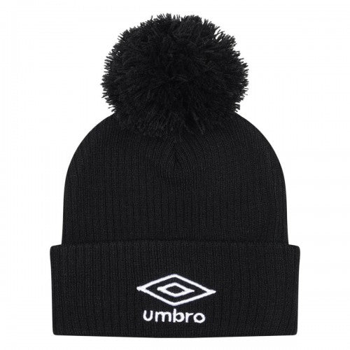 Front - Umbro Unisex Adult Logo Bobble Beanie