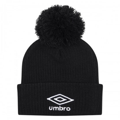 Front - Umbro Unisex Adult Logo Bobble Beanie