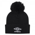 Front - Umbro Unisex Adult Logo Bobble Beanie