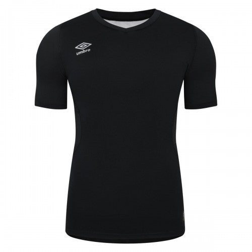 Front - Umbro Mens Elite V Neck Base Layer Top