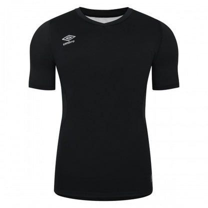 Front - Umbro Mens Elite V Neck Base Layer Top