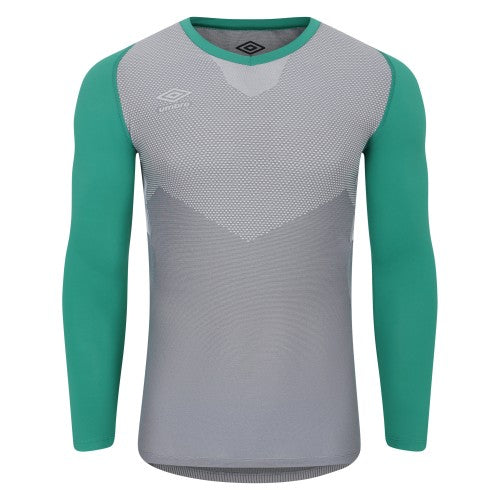 Front - Umbro Mens Pro Long-Sleeved Base Layer Top