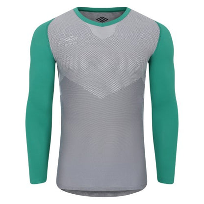 Front - Umbro Mens Pro Long-Sleeved Base Layer Top