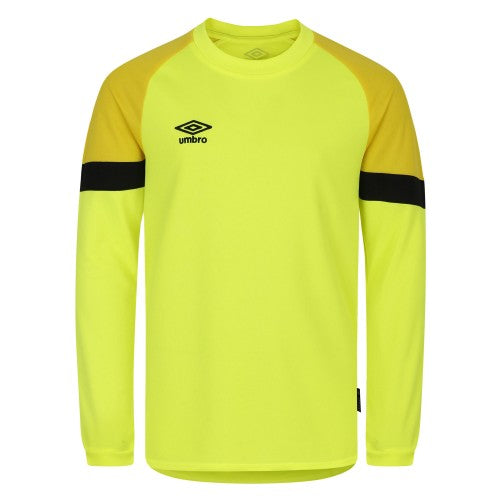 Front - Umbro Childrens/Kids Long-Sleeved Goalkeeper Jersey