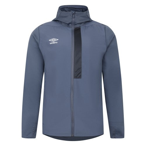Front - Umbro Mens Premier Hooded Jacket